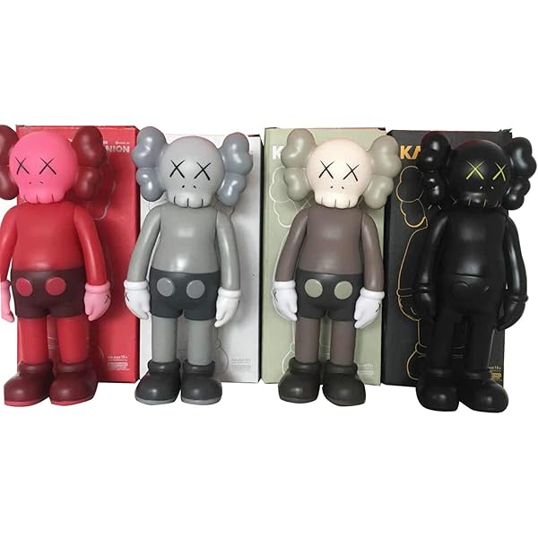 Ubervia® 4 PCS KAWS Figure 8 Inch KAWS Collectible Figurines